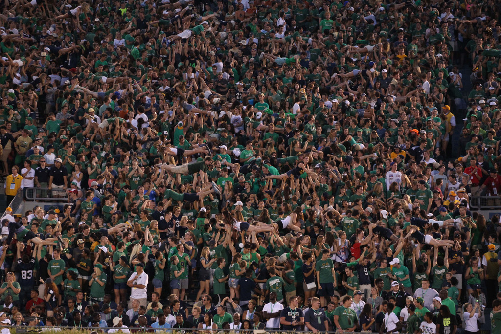 Notre Dame 38,  Texas 3