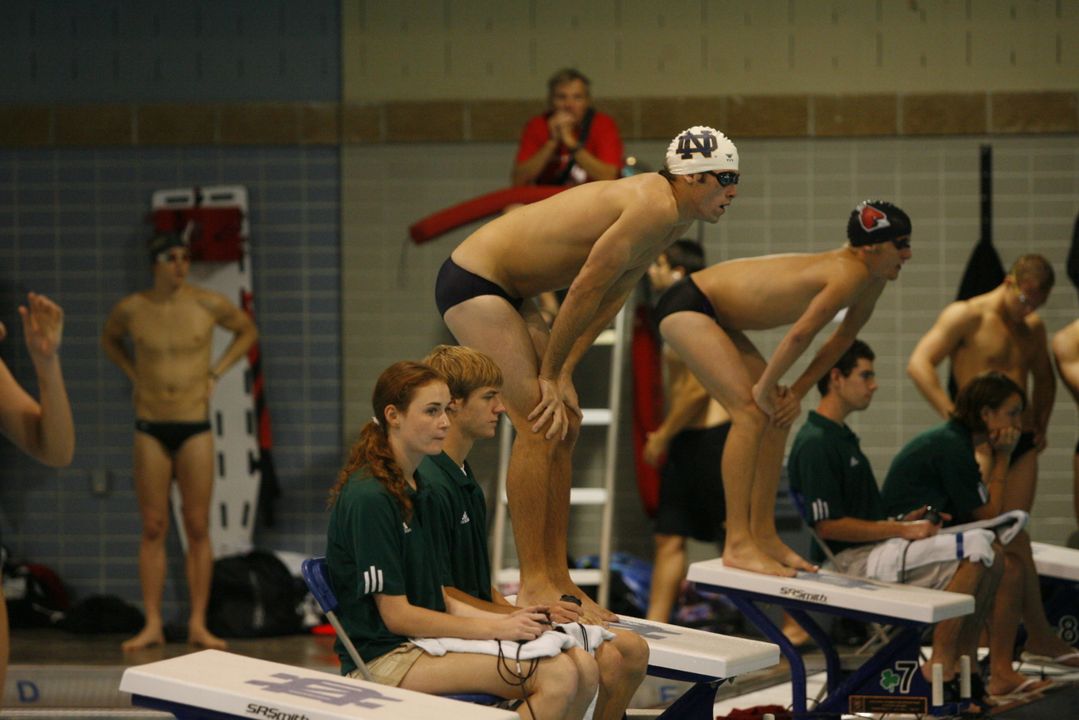 Notre Dame sits in fourth place through six events at the third-annual Ohio State Invitational.