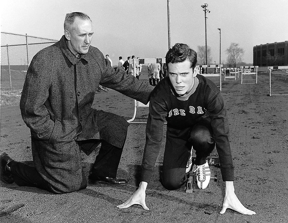Alex Wilson To Be Inducted Into Track and Field Hall of Fame Alex Wilson with All-American Bill Boyle