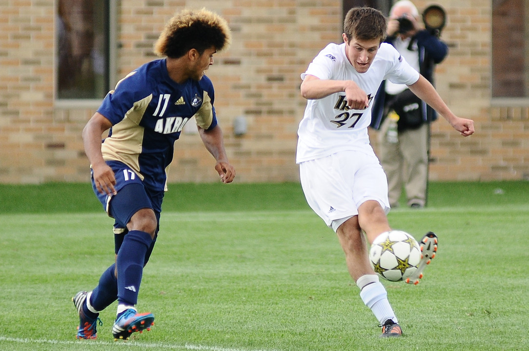 Freshman midfielder Patrick Hodan scored in the 86th minute.