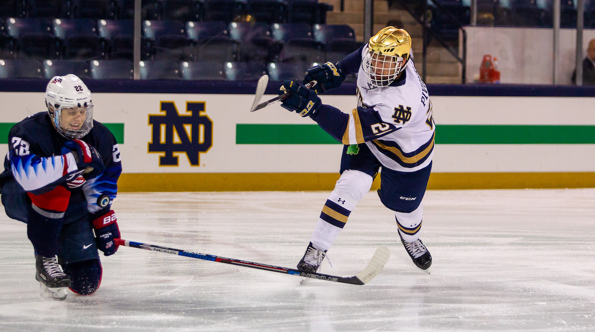 No. 2/3 Irish Fall To Team USA In Exhibition Matchup ND vs. USNTDP