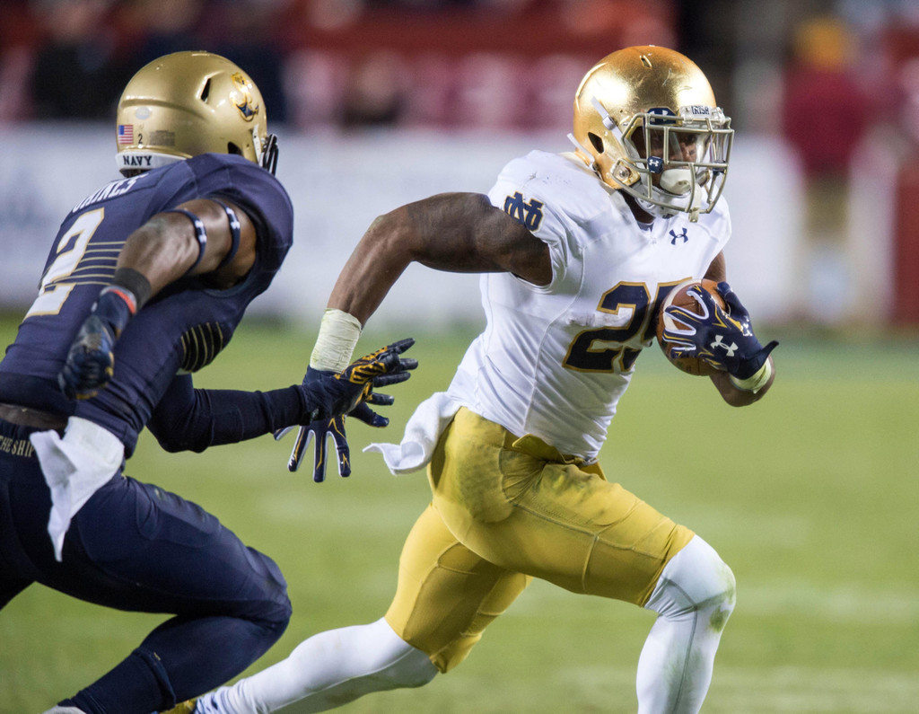No. 6 Football vs. Navy (USATSI)