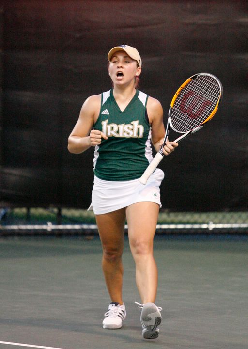Cosmina Ciobanu clinched the win for the Irish with a victory at No. 4 singles.