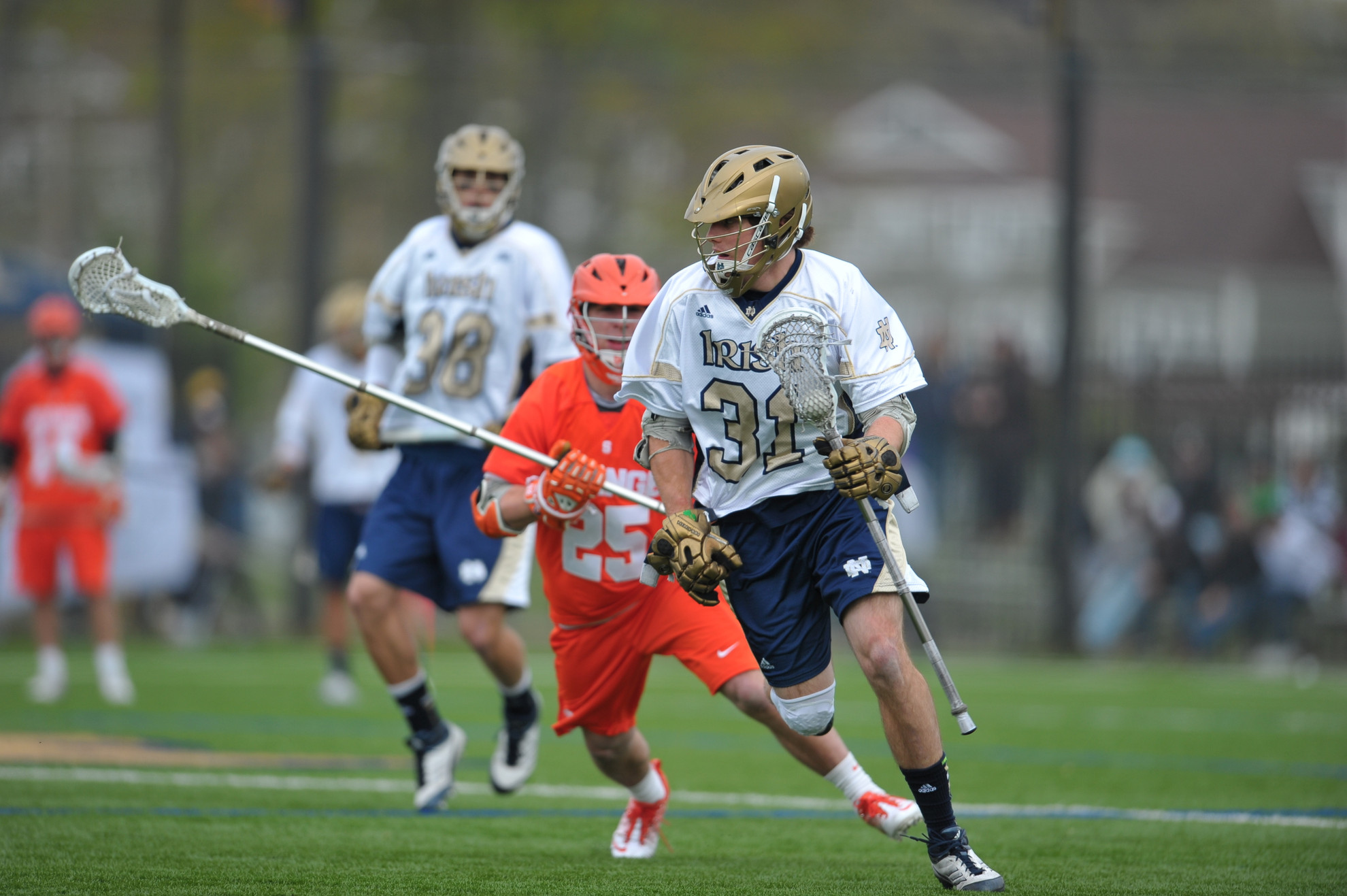 #2 Irish Play Host To #9 North Carolina On Saturday Junior Liam O'Connor (M/FO) scored two goals in Sunday's 10-9 overtime win at Penn State.