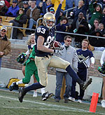 Five Irish Players Earn All-America Honors From Sports Illustrated Senior WR Jeff Samardzija.