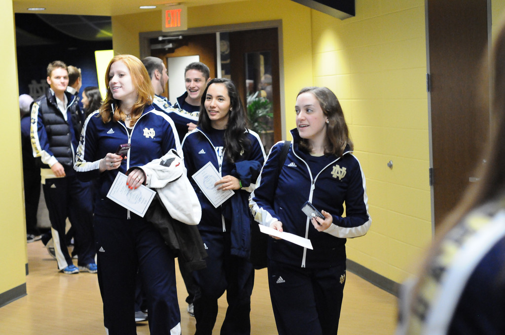 Notre Dame Fencing Dedication 10-20-2012