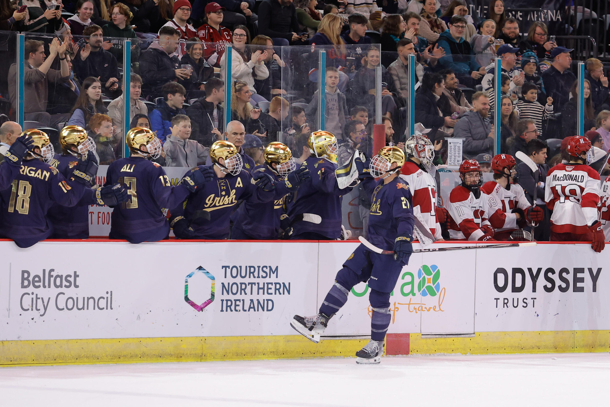 Hockey Advances To Friendship Four Championship With Win Over Harvard Hockey Advances To Friendship Four Championship With Win Over Harvard