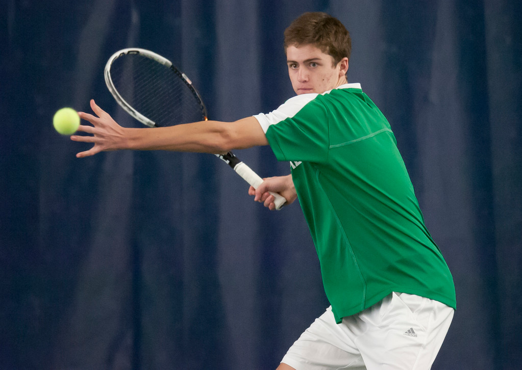 Notre Dame Men's Tennis vs Michigan on 02-16-2013