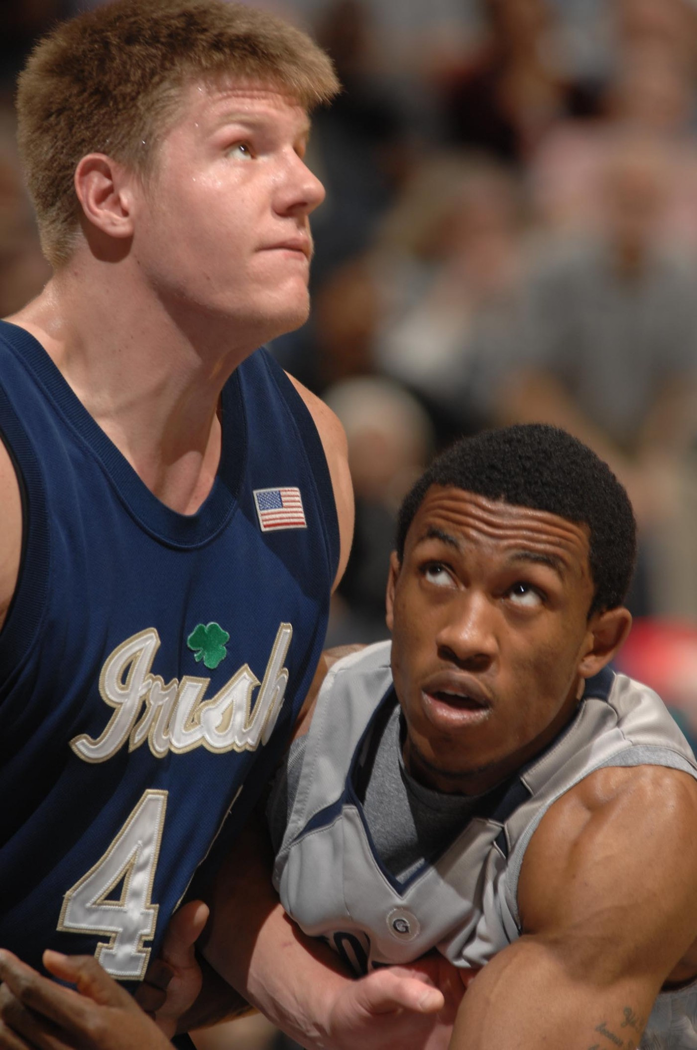 Offense Stymied In 84-65 Loss To No. 5 Georgetown Luke Harangody
