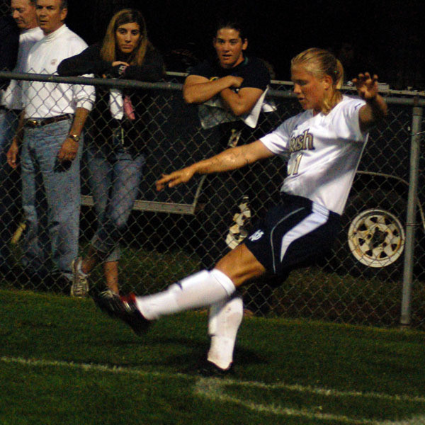 #1 Irish Back On The Road Sunday At Cincinnati Junior forward Michele Weissenhofer has scored three goals in two career games against Cincinnati, including a pair of goals in last year's 6-1 win over the Bearcats at Alumni Field.