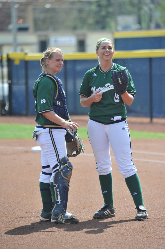 Notre Dame and Louisville Split Doubleheader