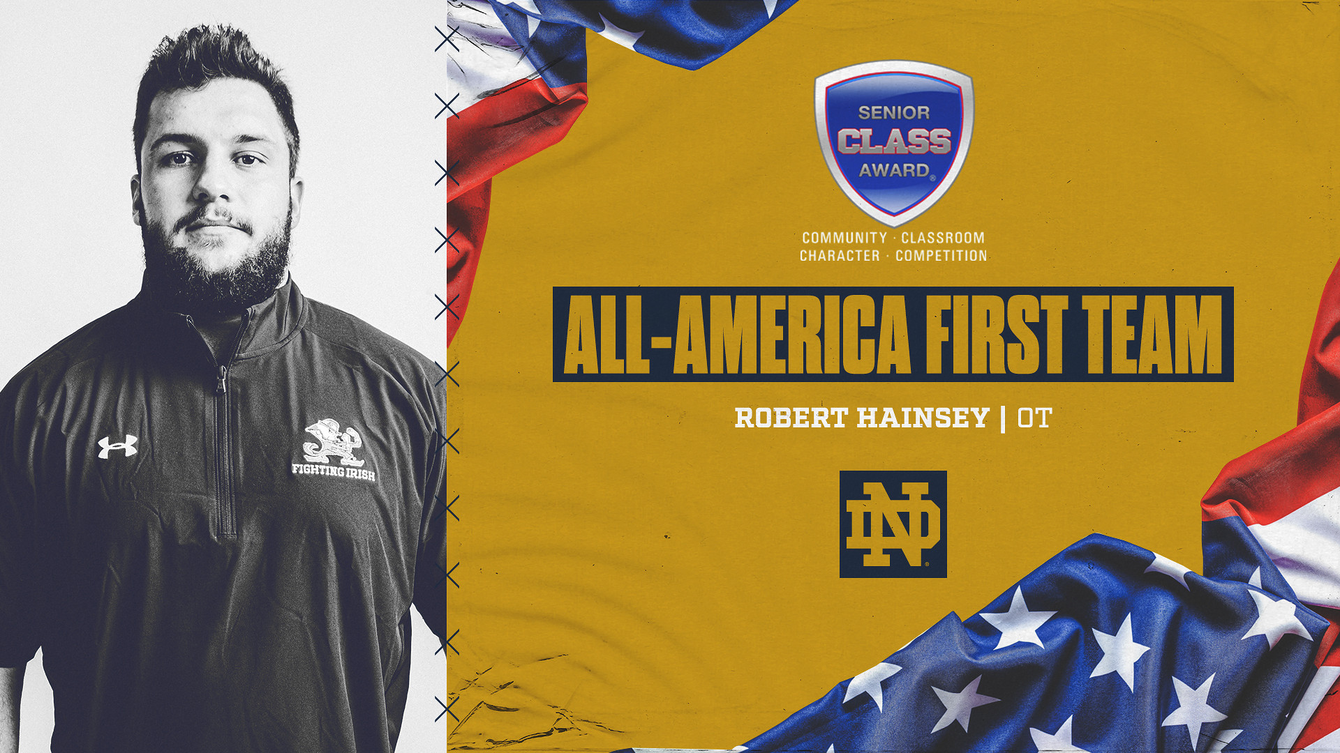 Hainsey, Book Earn Senior CLASS Award All-America Honors Hainsey, Book Earn Senior CLASS Award All-America Honors