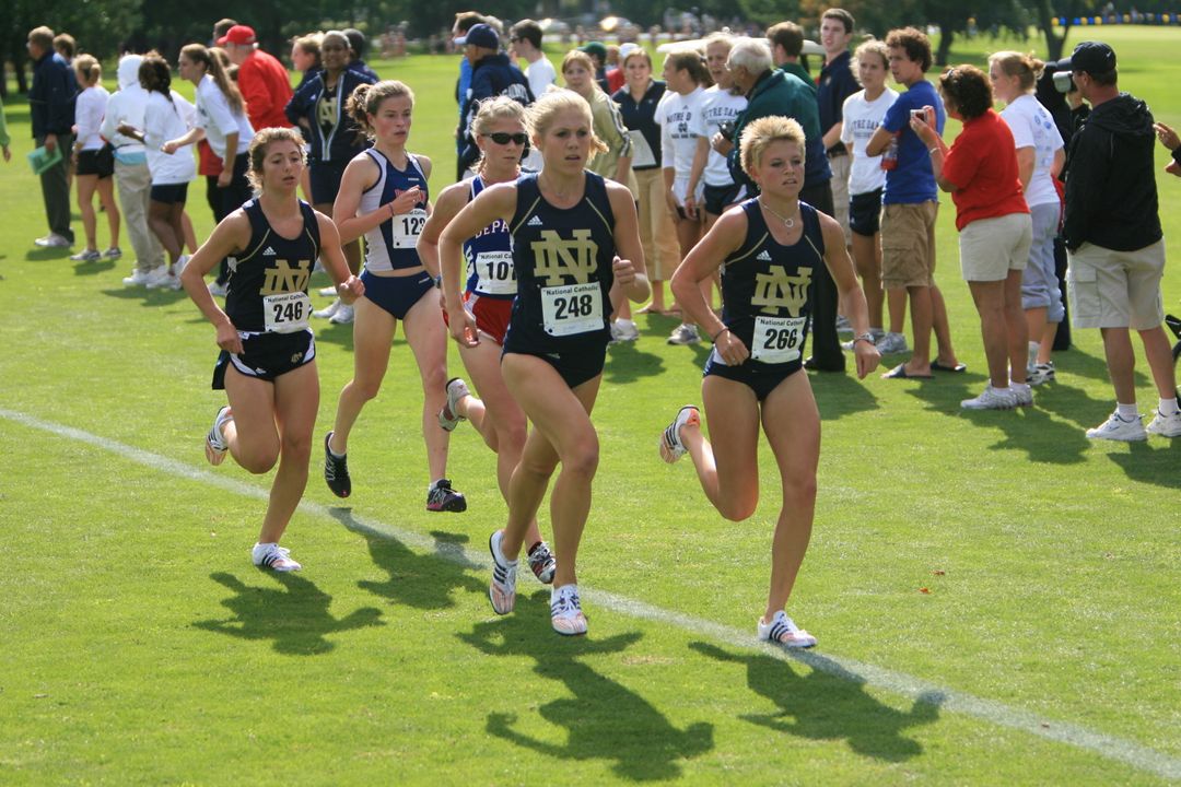 The women's cross country team carried a 3.476 GPA in the fall.
