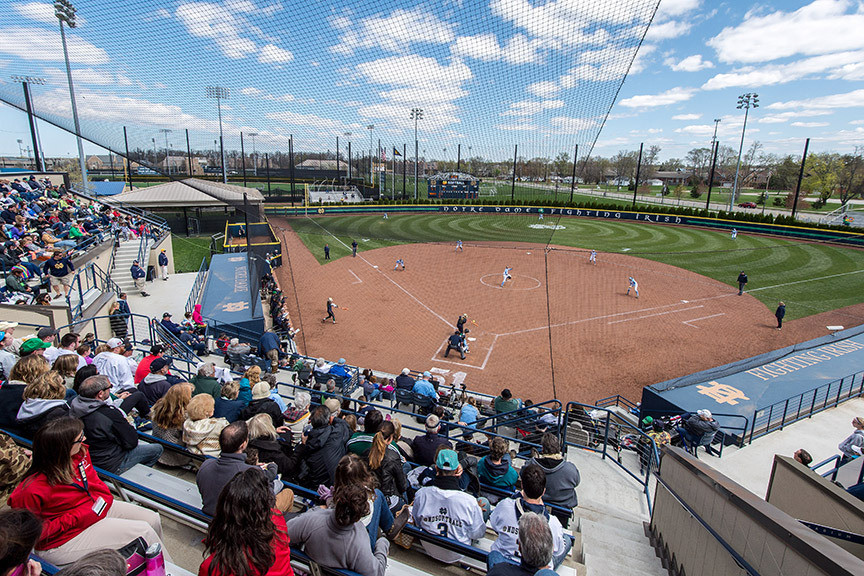 Irish Softball Season Passes On Sale Now The Notre Dame softball team is slated to host a total of 21 home games during the 2016 regular season at Melissa Cook Stadium