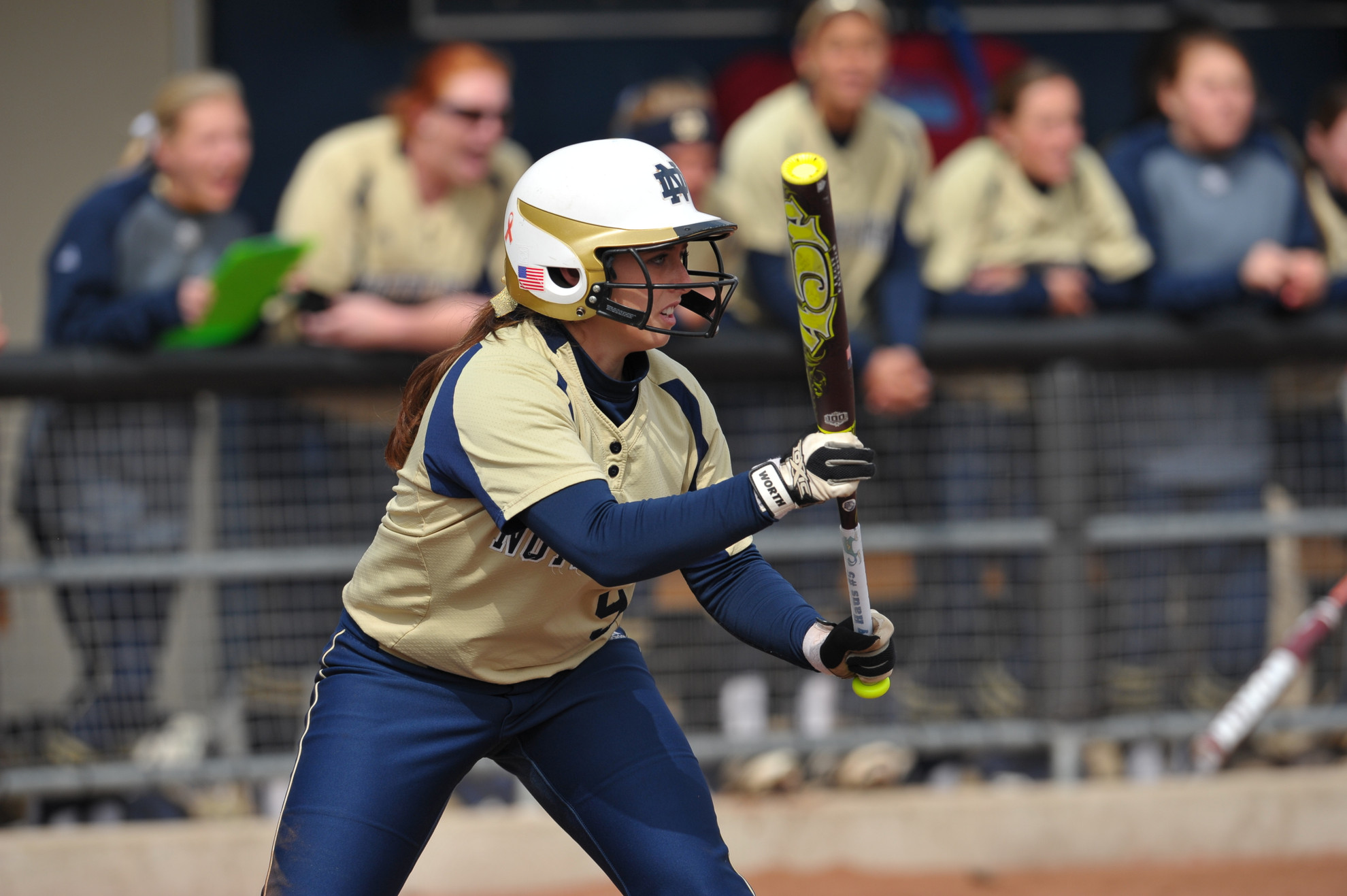 Walk-Off Sac Fly Gives Irish Game One Win Over No. 9 Louisville Sophomore Katey Haus logged a team-high three RBI in game one Saturday against No. 9 Louisville