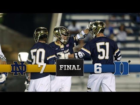 Highlights - Notre Dame Men's Lacrosse vs. Duke
