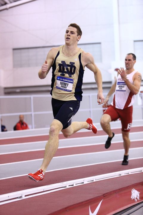 Feeney placed fourth in the 400m finals with a time of 46.03.