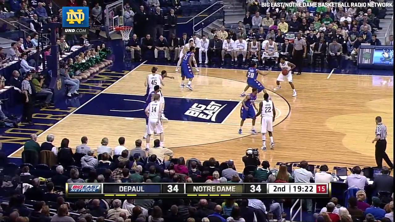 Notre Dame Basketball Highlights vs. DePaul - Feb. 11, 2012