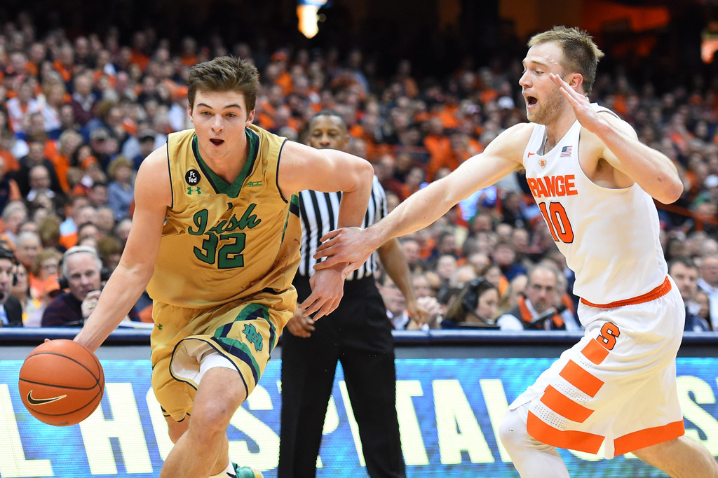 No. 25 Notre Dame Falls to Syracuse, 81-66