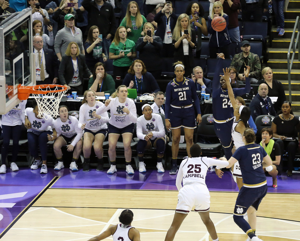 NCAA National Championship: ND WBB 61, Mississippi State 58 (USATSI)