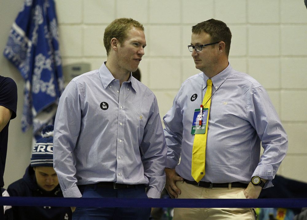 (L) Assistant Coach Tim Lane and (R) Head Coach Matt Tallman.