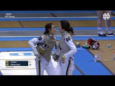 Notre Dame Women's Fencing Highlights - ACC Individual Championships