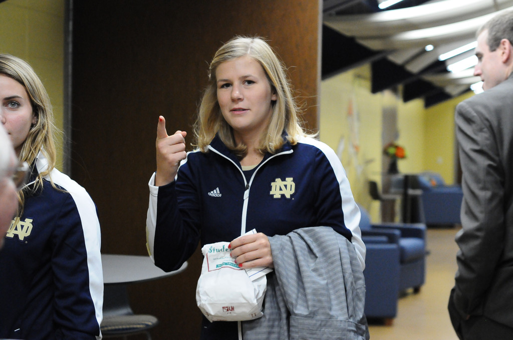 Notre Dame Fencing Dedication 10-20-2012