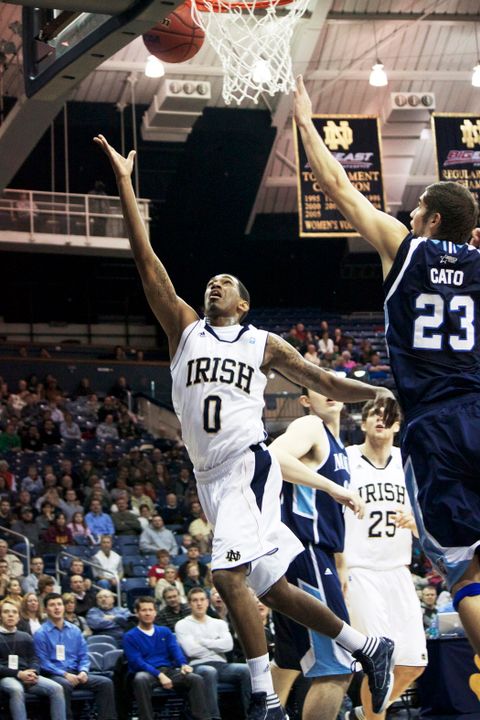 Sophomore point guard Eric Atkins has led the Irish in scoring a team-best seven times this season.