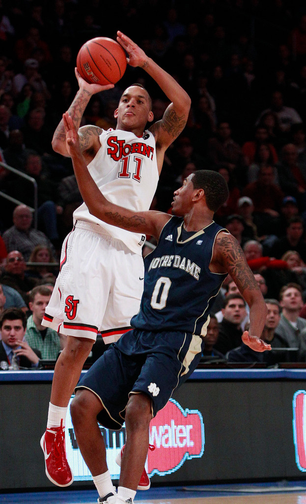 No. 20 Notre Dame Surprised By St. John's, 61-58 (AP)