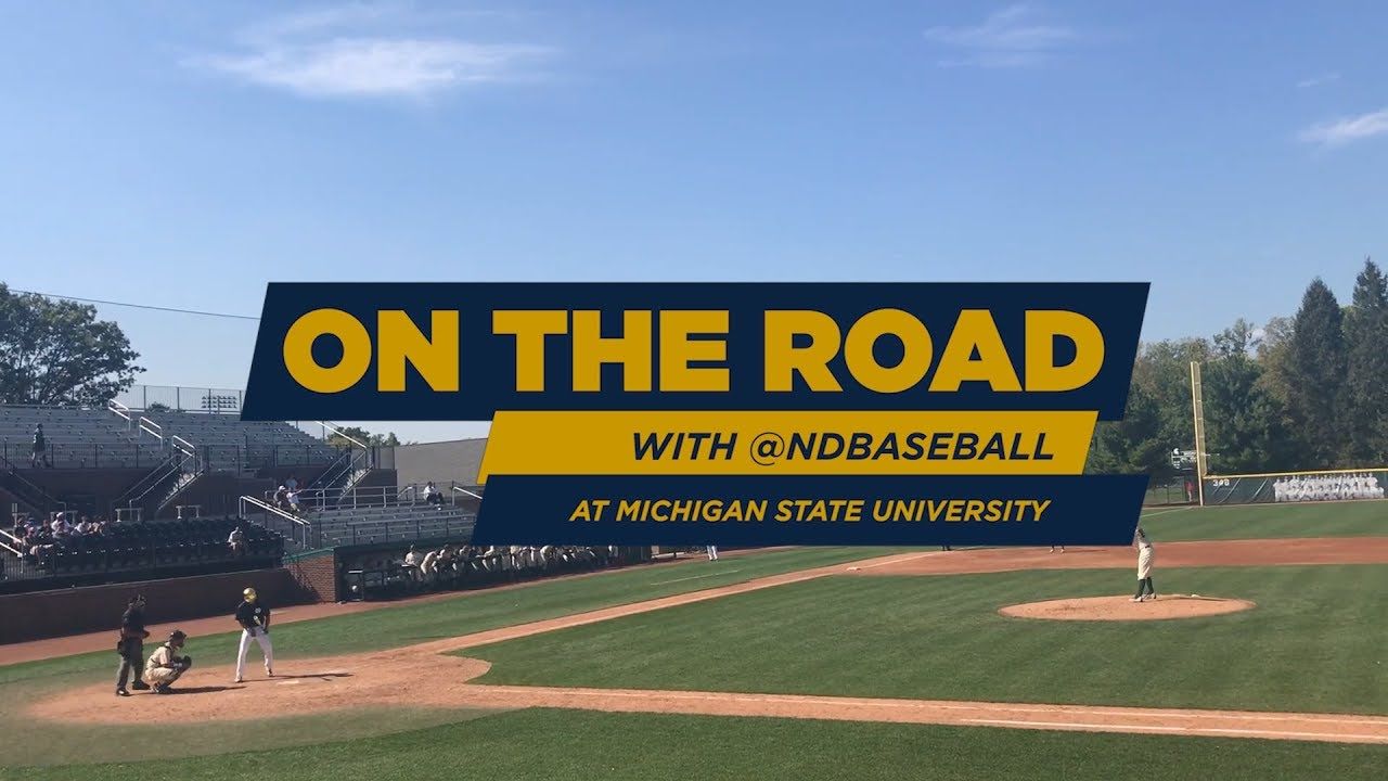 On the road with @NDBaseball at Michigan State