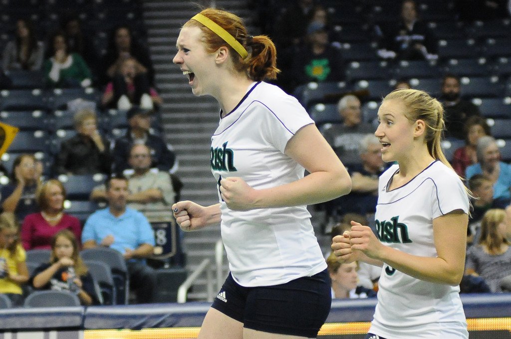 Notre Dame Women's Volleyball vs Syacuse 09-30-2012 Win (3-0)