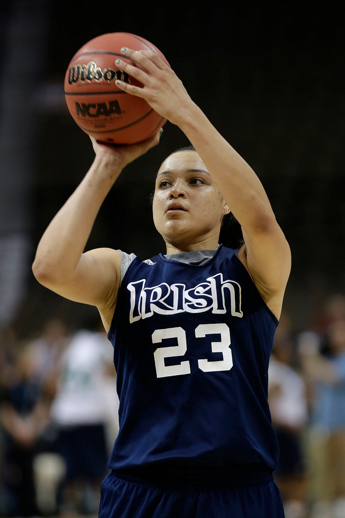 NCAA Women's Final Four Practice (AP)