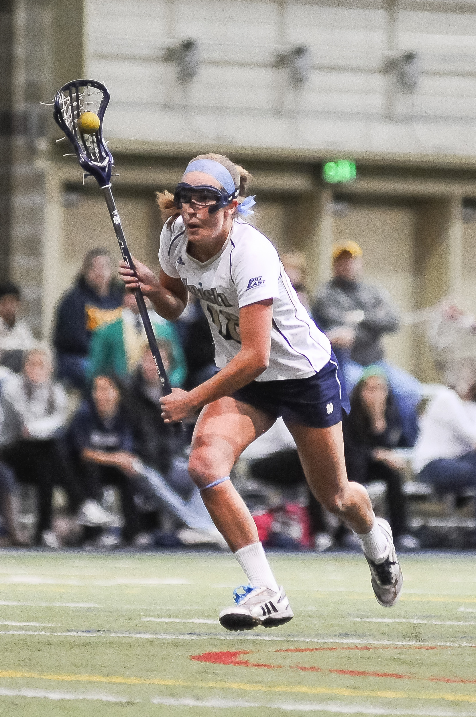 Irish Set For Buckeyes In First Road Test Of 2012 Sophomore LIndsay Powell looks to build off her eight-goal start to the season as the Irish hit the road to battle Ohio State.
