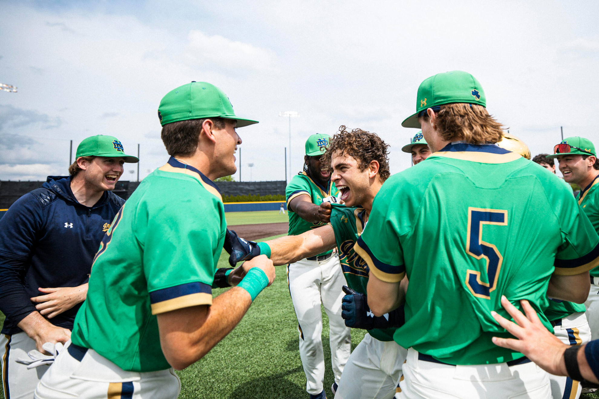 Irish Walk It Off 8-7 to Upset No. 8 Wake Forest and Win Series Irish Walk It Off 8-7 to Upset No. 8 Wake Forest and Win Series