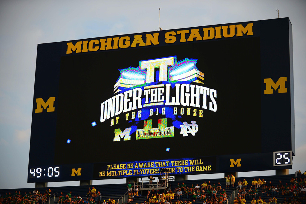 Notre Dame at Michigan (USATSI)