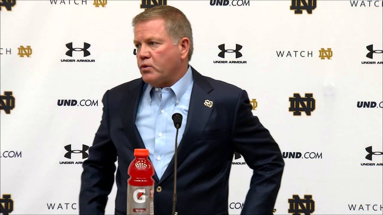 Brian Kelly Weekly Press Conference - Louisville