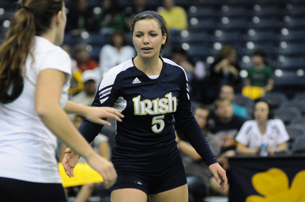 Notre Dame Women's Volleyball vs Syacuse 09-30-2012 Win (3-0)