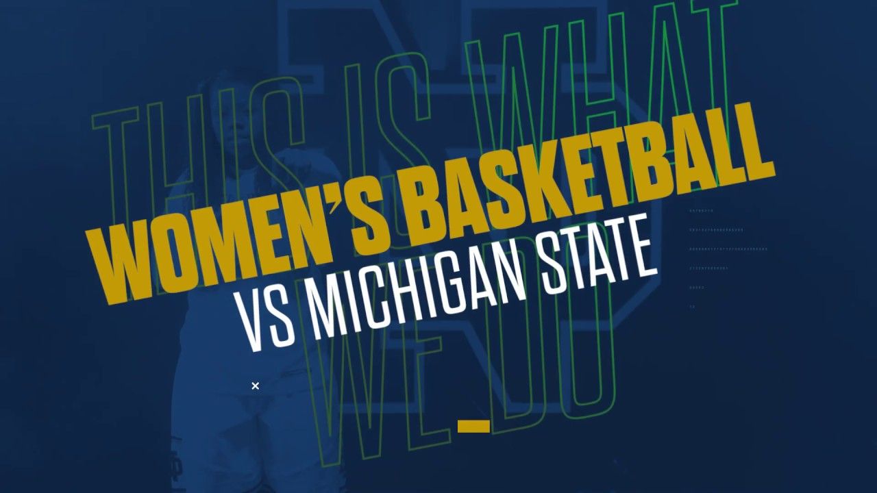 @ndwbb | Highlights vs. Michigan State, NCAA Second Round (2019)