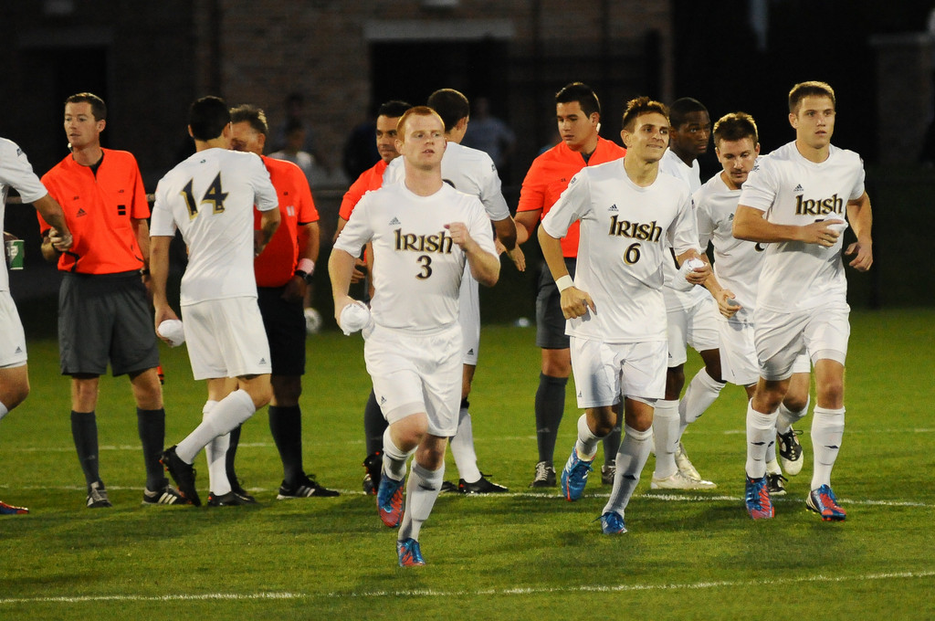 Notre Dame Men's Soccer vs Marquette on 10-24-2012