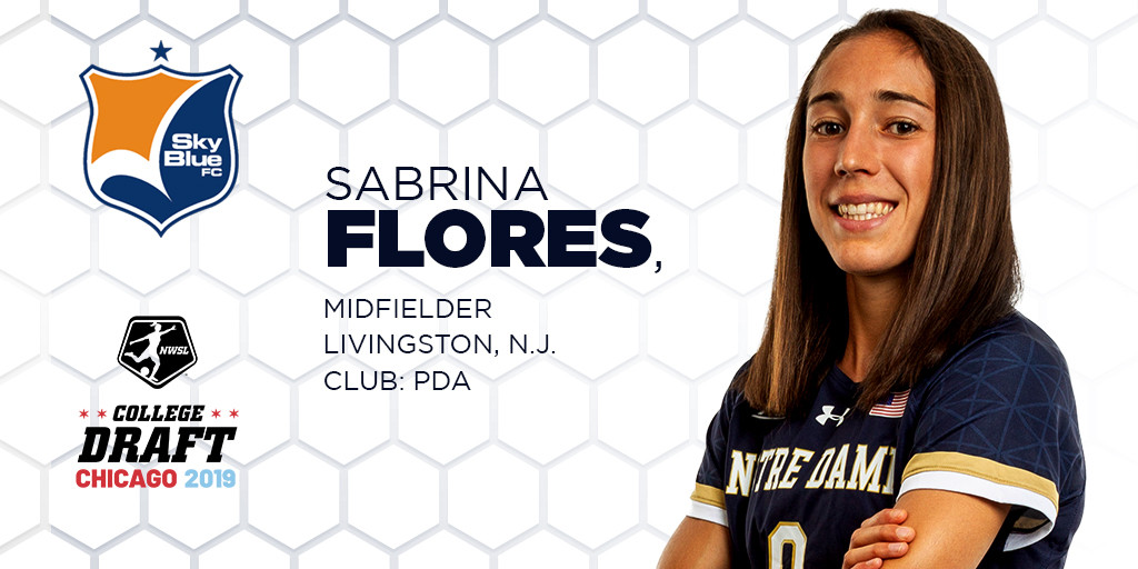 Flores Selected by Sky Blue FC in NWSL Draft Flores Sky Blue FC