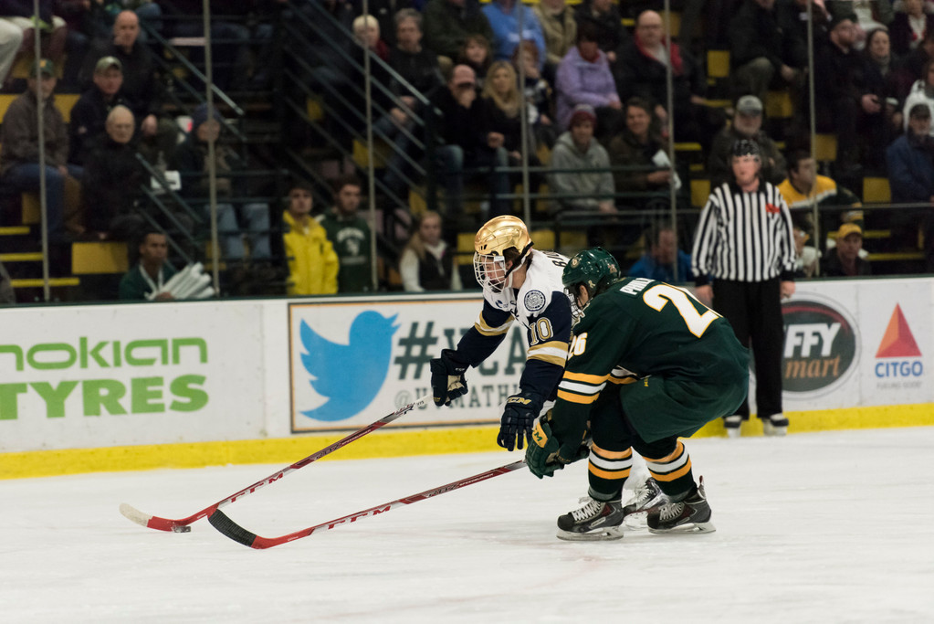 Notre Dame Hockey at Vermont -- Feb. 6