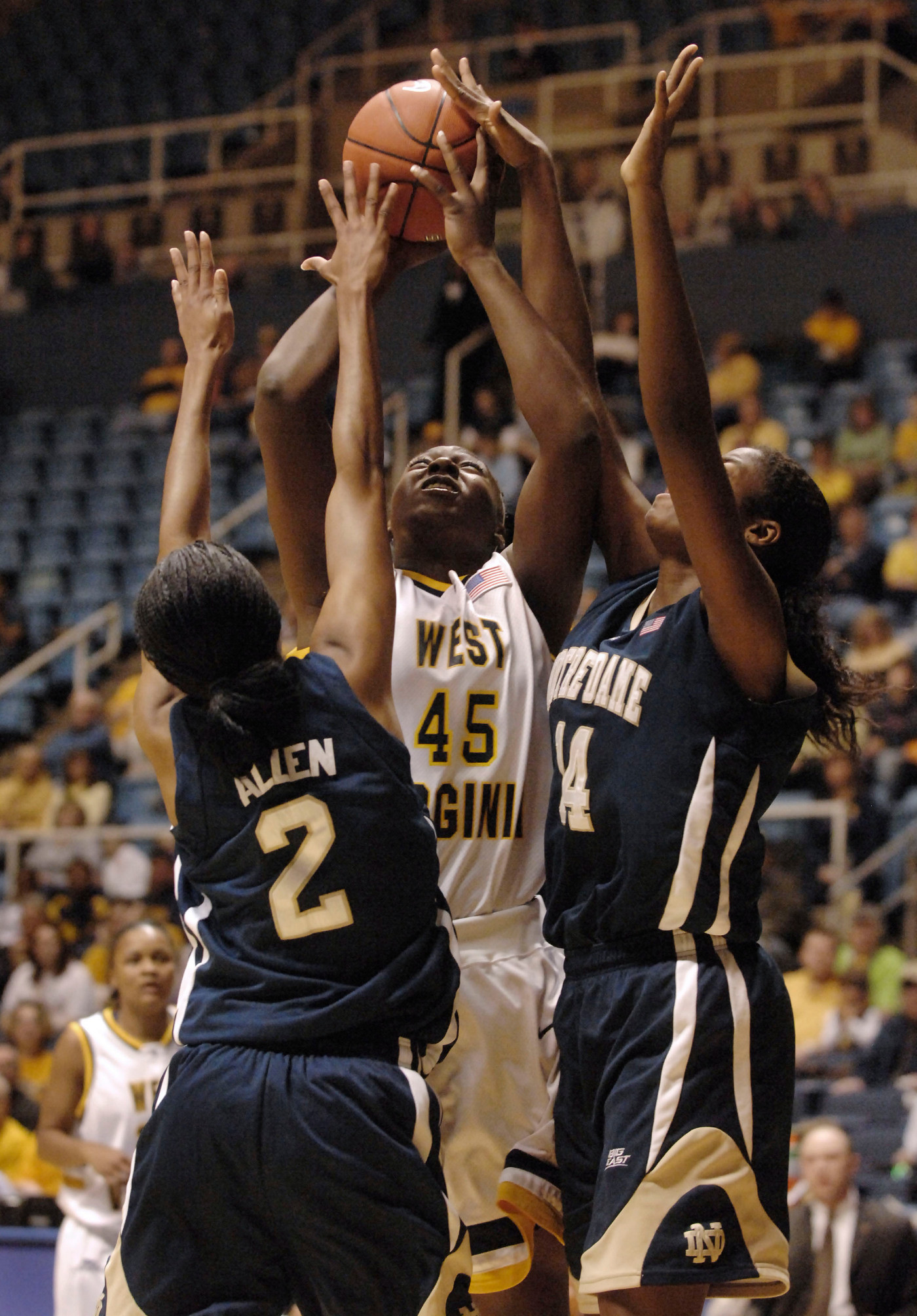 #14 Irish Edged By #16 WVU, 56-50 Notre Dame West Virginia Basketball