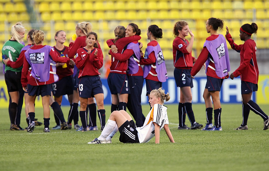 Dew And Bock Help U.S. Top Germany (4-1), Semifinal Versus China Up Next At World U-20 Championship United States players celebrate their 4-1 win over Germany at the Under-20 World Championship.