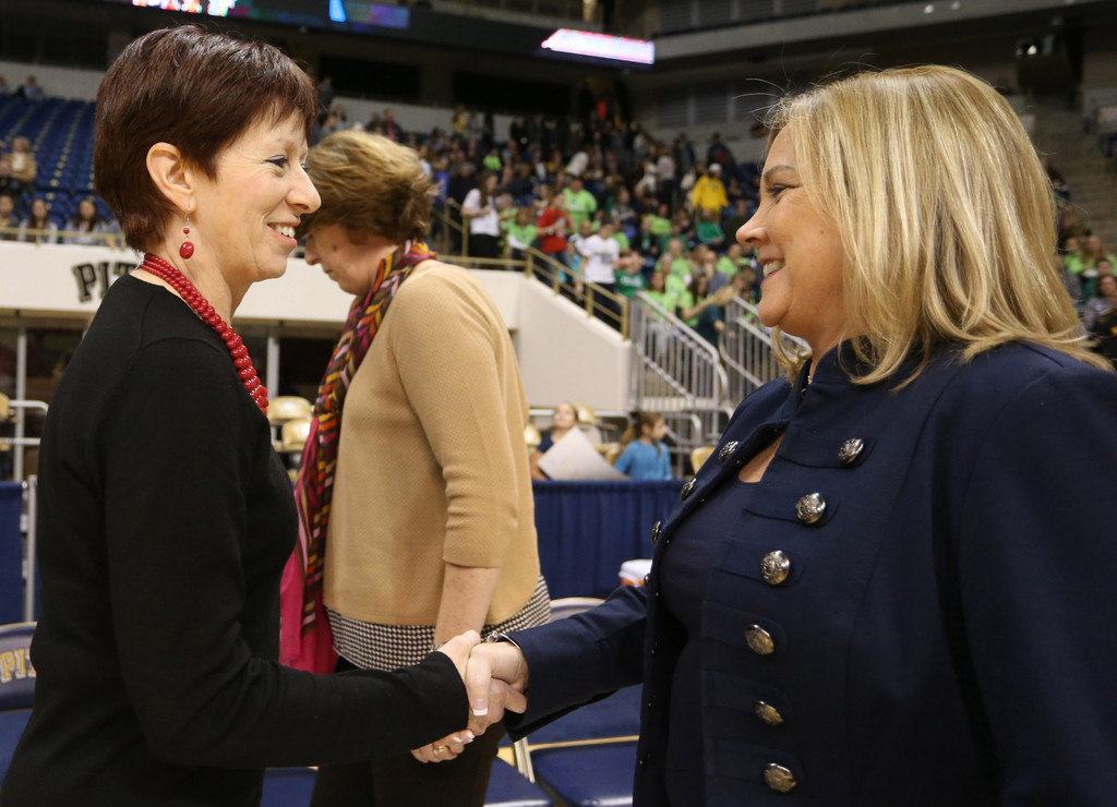 #3 Irish Top Pittsburgh, 65-55, for Muffet McGraw's 800th