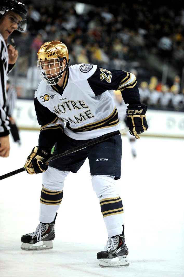 Irish Lose For First Time This Season, 4-1, At Minnesota Duluth Junior Austin Wuthrich scored the lone Irish goal in the 4-1 loss at Minnesota Duluth.