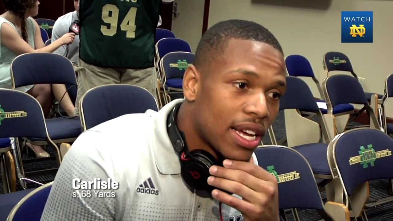 Notre Dame Players Post Game Interviews - Temple