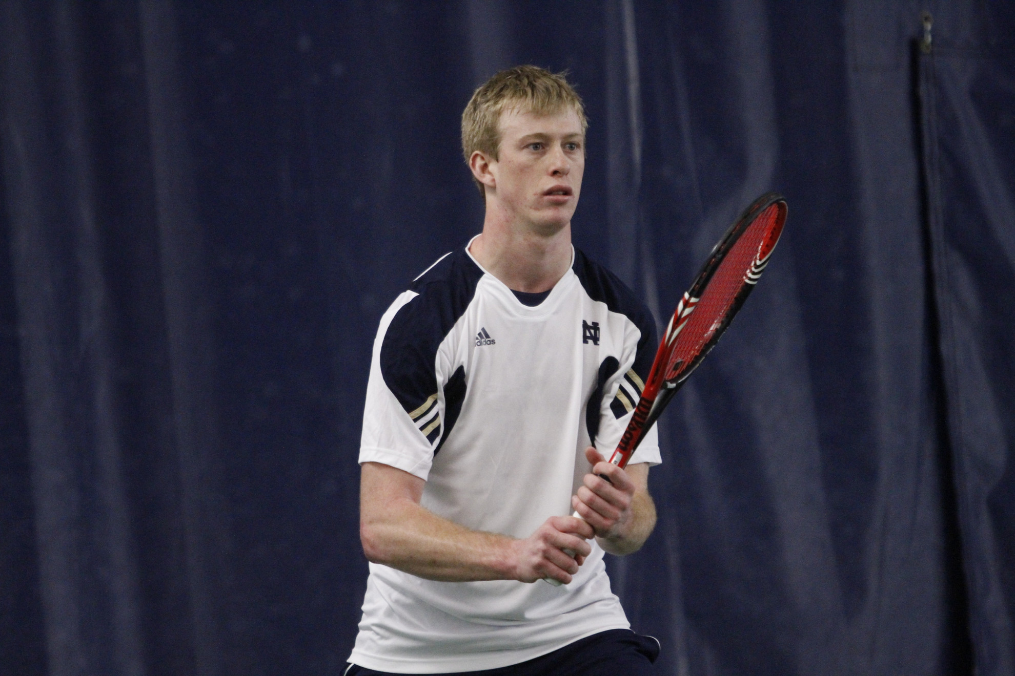 Men’s Tennis Plays No. 38 Louisville On Senior and Campus Kids’ Day Senior Casey Watt will play his last match at home on Saturday against Louisville.