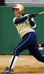 Notre Dame Downs UC Santa Barbara 5-2 In NCAA Regional Play Senior Meagan Ruthrauff's grand slam in the third inning was her team-leading 11th home run of the season.