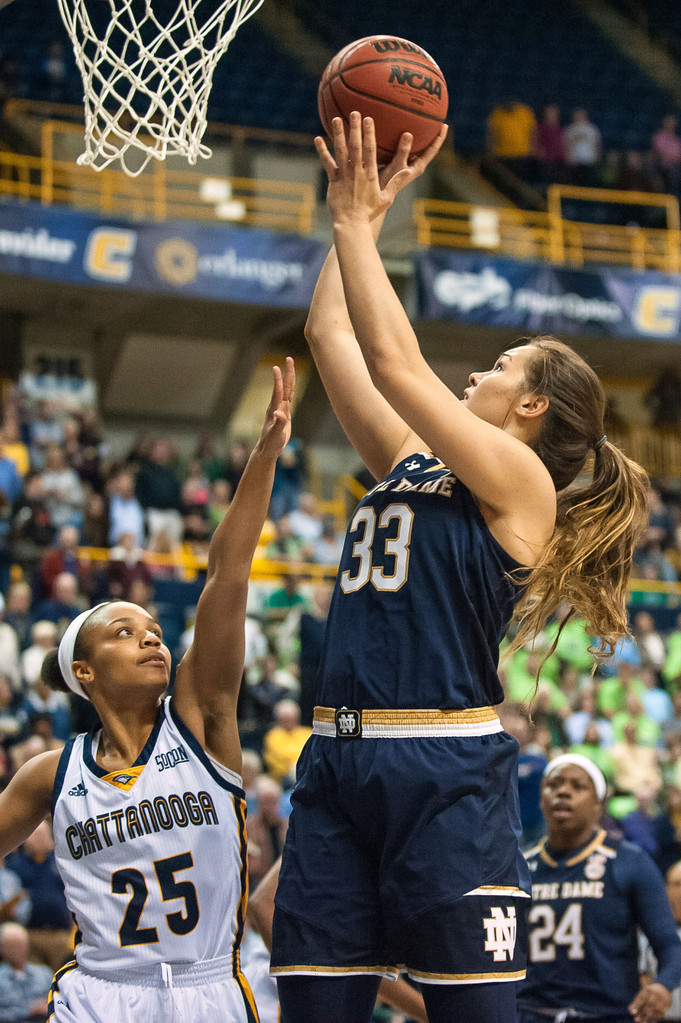 No. 2 Notre Dame 79, Chattanooga 58