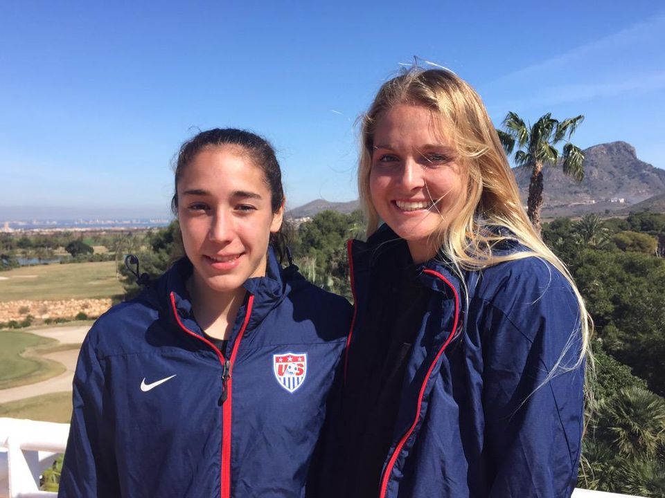 2014 ACC all-freshman team selection Sabrina Flores and 2015 Notre Dame signee Natalie Jacobs were part of the 3-0 United States Under-20 roster at the 10 Nations U-19 International Tournament last week